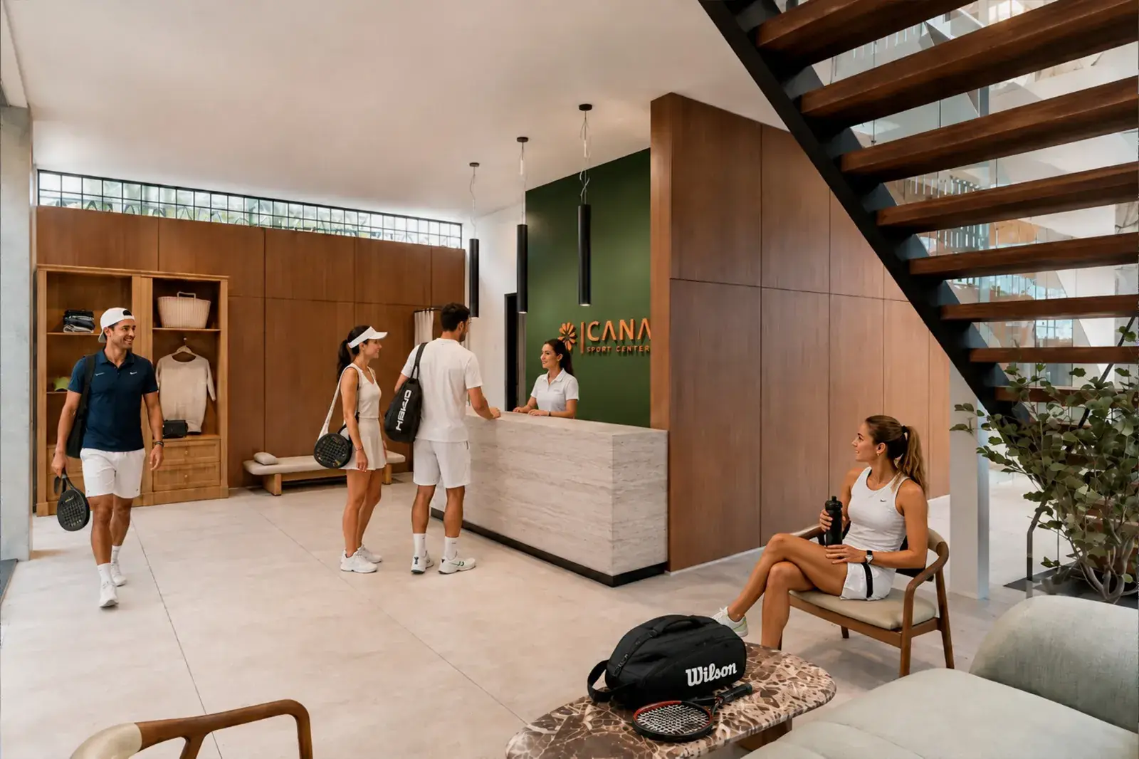 Recepción de Cana Sport Center